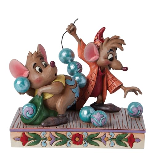 Disney Traditions Jaq and Gus Figurine, Height 14cm von Enesco