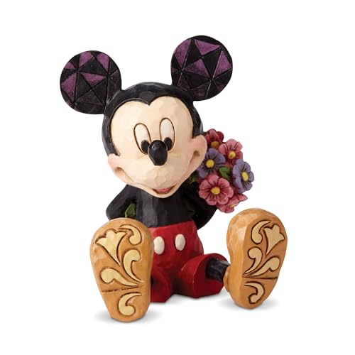 Disney Traditions Mickey With Flowers Mini Figurine von Enesco