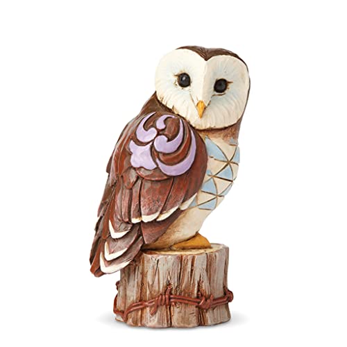 ENESCO Jim Shore Heartwood Creek Miniature Barn Owl Figurine 4055064 New Bird Mini von Enesco