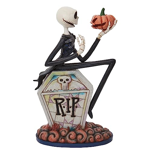 Enesco - Disney Traditions Nightmare Before Christmas Jack On Gravestone 8.75 Figure, Einheitsgrosse von Enesco