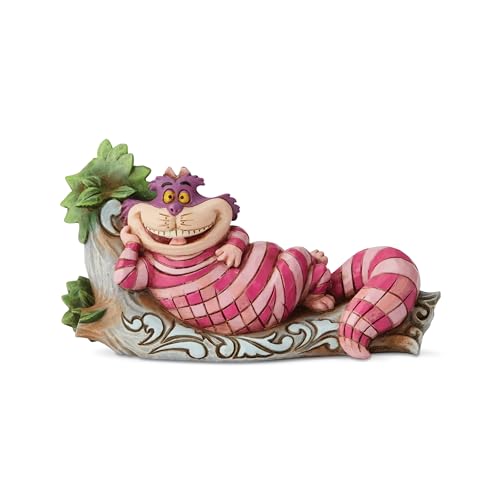 Enesco Disney Traditions by Jim Shore Alice im Wunderland Cheshire Katze auf Baum, 7,9 cm, Mehrfarbig von Enesco