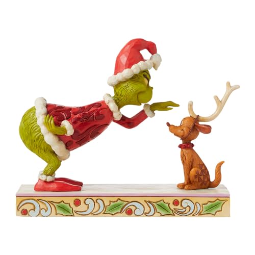 Enesco Jim Shore 6008889 The Grinch Grinch Patting Max Figur Enesco Jim Shore 6008889 The Grinch Grinch Patting Max Figur von Enesco
