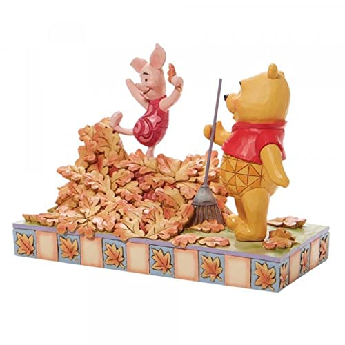 Enesco Jim Shore Disney Traditions 6008990 Figur Pooh und Ferkel, Orange, 5.43 in H x 3.54 in W x 7.48 in L von Enesco