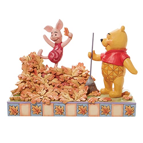 Enesco Jim Shore Disney Traditions 6008990 Figur Pooh und Ferkel, Orange, 5.43 in H x 3.54 in W x 7.48 in L von Enesco