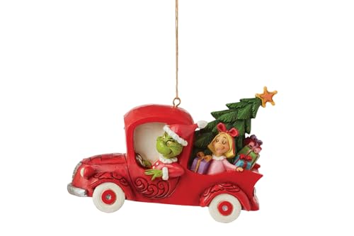 Enesco Jim Shore Dr. Seuss Grinch in rotem Truck Ornament von Enesco