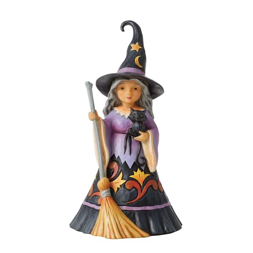 Enesco Jim Shore Heartwood Creek Four Seasons Sweet Little Witch Figur, 17,8 cm hoch von Enesco