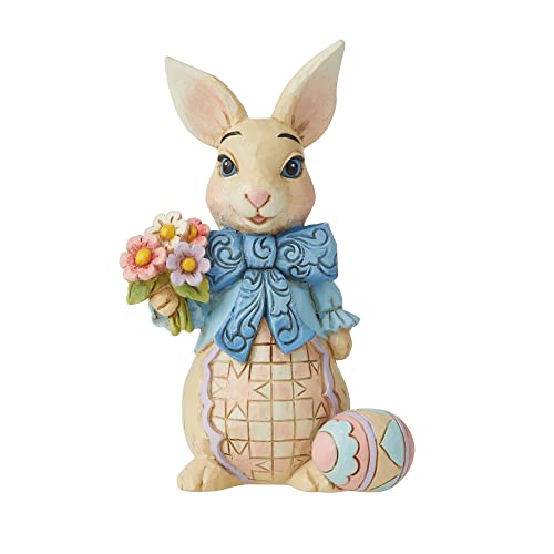 Enesco Jim Shore Heartwood Creek Mini-Figur mit Schleife und Blumen von Enesco