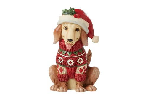 Heartwood Creek By Jim Shore Christmas Dog Mini Figurine von Enesco