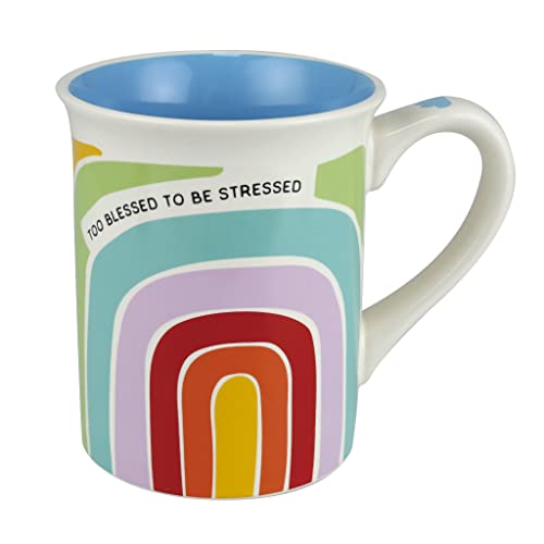 Enesco Our Name is Mud Too Blessed Rainbow Tasse, 11,4 cm, mehrfarbig, 473 ml Enesco Our Name is Mud Too Blessed Rainbow Tasse, 11,4 cm, mehrfarbig, 473 ml von Enesco