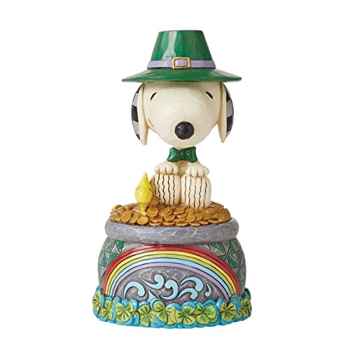 Enesco Peanuts by Jim Shore Snoopy Pot of Gold, Figur, 15 cm von Enesco