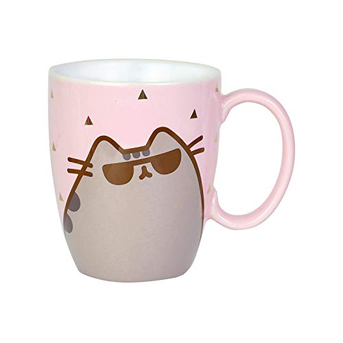 Enesco Pusheen by Our Name is Mud Sonnenbrille, Kaffeebecher, 340 ml, Pink von Enesco