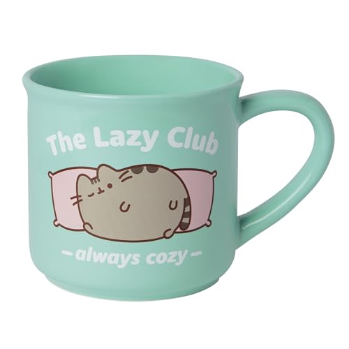 Enesco Pusheen the Cat the Lazy Club Always Cozy Kaffeebecher, 530 ml, Grün Enesco Pusheen the Cat the Lazy Club Always Cozy Kaffeebecher, 530 ml, Grün von Enesco