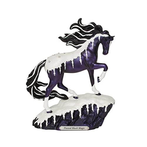 Enesco The Trail of Painted Ponies Figur, mattiert, schwarz, 24 cm, mehrfarbig von Enesco