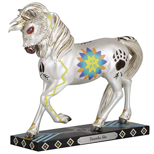 Enesco The Trail of Painted Ponies Tatanka Ska weiße Büffelfigur, 17,8 cm, Mehrfarbig Enesco The Trail of Painted Ponies Tatanka Ska weiße Büffelfigur, 17,8 cm, Mehrfarbig von Enesco