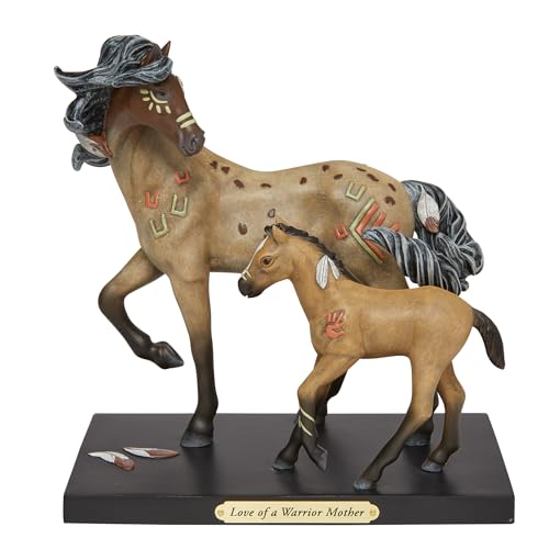 Enesco The Trail of Painted Ponies Warrior Mother Figur, 18 cm, mehrfarbig von Enesco