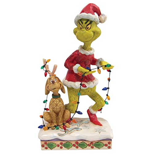 ENESCO Grinch and Max Wrapped in Light von Enesco