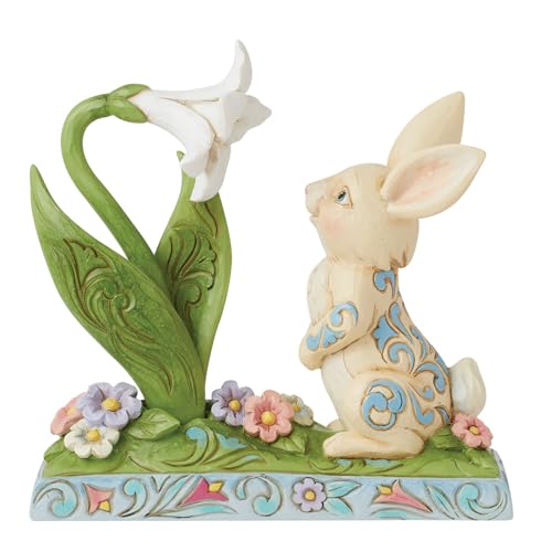 Heartwood Creek by Jim Shore Bunny with Lily Figurine von Heartwood Creek by Jim Shore