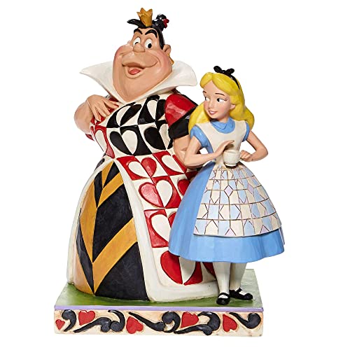 Jim Shore Disney Traditions Alice im Wunderland 'Chaos und Neugierde' Figurine, bunt, 14 x 15 x 20 cm, 6008069 von Enesco