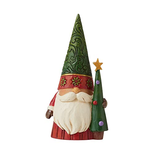 Jim Shore Heartwood Creek Weihnachtswichtel mit Baumfigur, 12 cm von Enesco