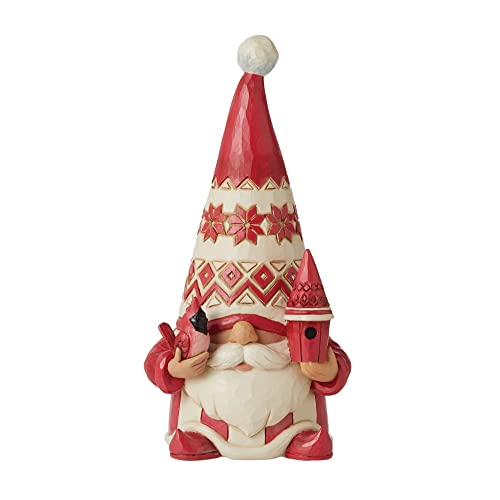 Jim Shore - Heartwood creek 'Nordic Noel Gnome with Birdhouse Figurine' 2022 von Enesco