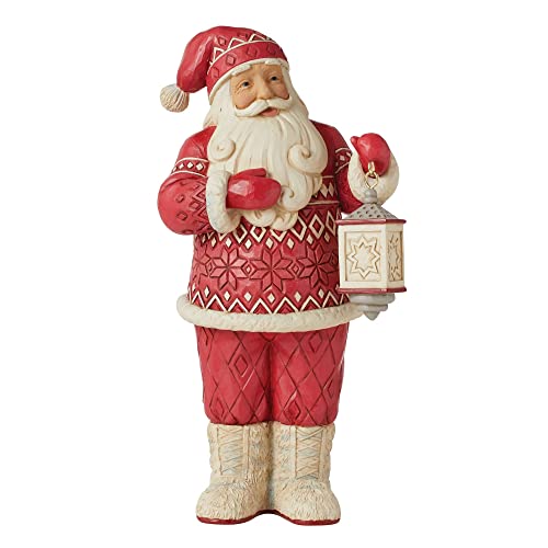 Enesco Heartwood Creek - Nordic Santa Claus Figur mit Laterne von Enesco