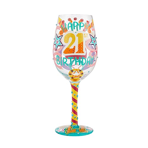 Lolita Happy 21St Birthday Wine Glass von Enesco