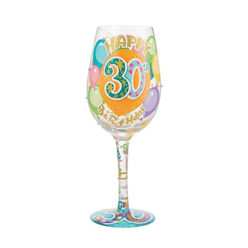 Lolita Happy 30Th Birthday Wine Glass von Enesco