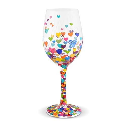 Lolita Hearts A Million Wine Glass von Lolita