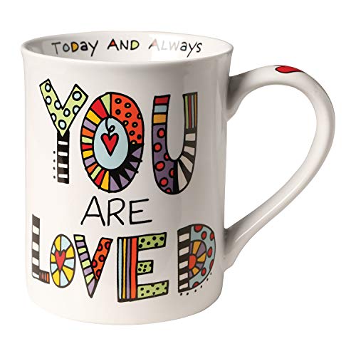 Our Name is Mud Tasse, mit englischer Aufschrift You Are Loved Dont Forget“ von Enesco