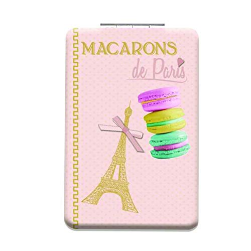 Spiegel Paris Macaron, 9.3 x 6.2 x 1.2 cm, 12 Stück von Enesco