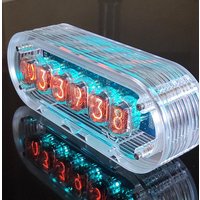 Nixie Uhr Mit In-12 Röhren Und Multicolor Hintergrundbeleuchtung Beste Geschenkidee von EneyLab