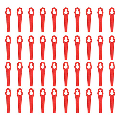 Enforose 40pcs Plastic Replacement Blades for Cordless Grass Trimmer Strimmer, Weed Wacker Blades and Trimmer Blade Set Enforose 40pcs Plastic Replacement Blades for Cordless Grass Trimmer Strimmer, Weed Wacker Blades and Trimmer Blade Set von Enforose