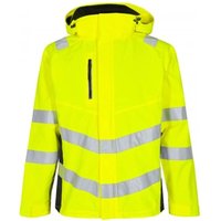 ENGEL Warnschutz Shell Jacke Safety 1146-930-3820 Gr. XL gelb/schwarz von Engel