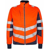 Warnschutz Softshell Jacke Safety 1158-237-10165 Gr. s orange/blue ink - orange/blue ink - Engel von Engel