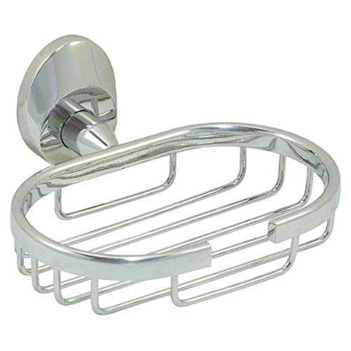 Design Seifenschale mit Gitter Seifenablage Seifenhalter Ablage - Serie Chrome von Engelland