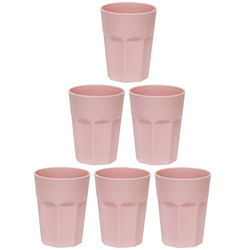ENGELLAND 6x Kunststoffbecher Trinkbecher Party-Becher Plastik Trink-Gläser Mehrweg Coktailbecher Rosa Pink 0,25l BPA Frei ENGELLAND 6x Kunststoffbecher Trinkbecher Party-Becher Plastik Trink-Gläser Mehrweg Coktailbecher Rosa Pink 0,25l BPA Frei von Engelland
