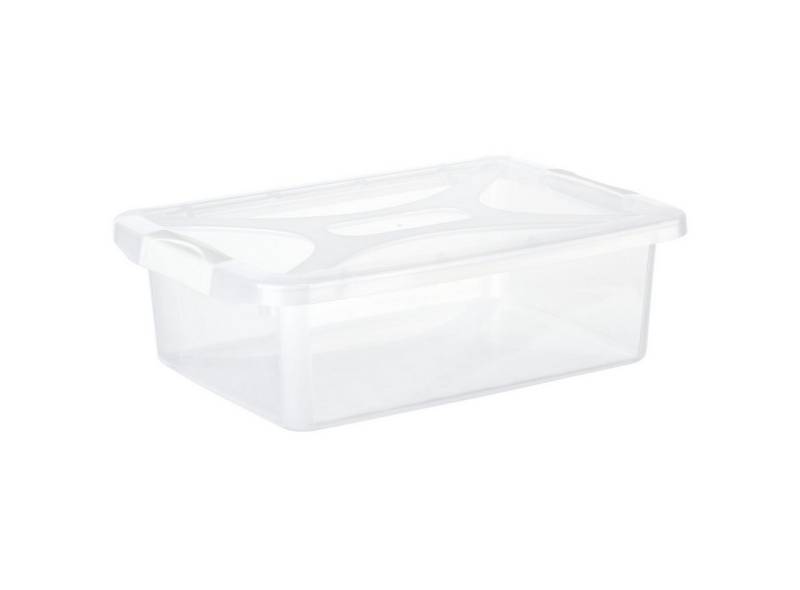 Engelland Aufbewahrungsbox Plastikbox mit Deckel und Verschluss-Clips (Stapelbox, Aufbewahrungskiste, Organizer), stapelbar, stabil, BPA-frei, lebensmittelecht von Engelland