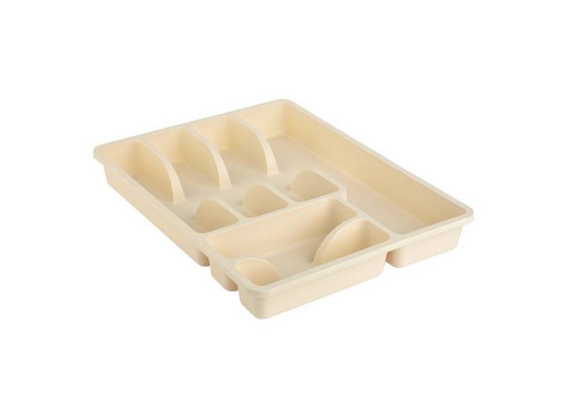 Engelland Besteckkasten Besteckeinsatz für Schubladen 30 cm (Vorteils-Set, 1 St., 38 x 29 x 5 cm), BPA-frei, robuster PP-Kunststoff, für alle handelsüblichen Schubladen von Engelland