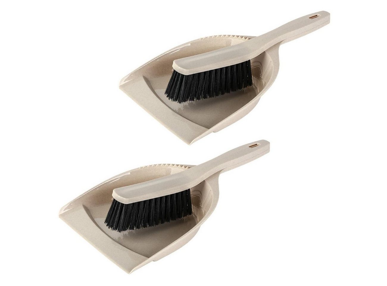 Engelland Kehrgarnitur Kehrwisch mit Handfeger und Kehrschaufel, (Vorteils-Set, 2-tlg), robuster PP-Kunststoff, Kehrbesen, Kehrschaufel von Engelland