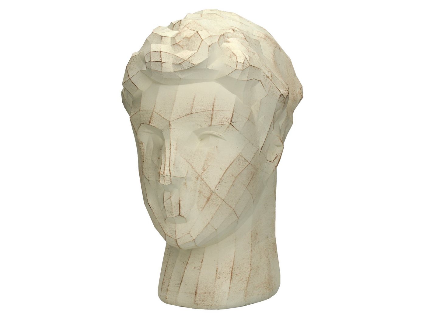 Engelnburg Dekofigur Dekofigur Skulptu Ornamentaler Kopf Polyresin Elfenbein 29,5x17,5x20,5 von Engelnburg