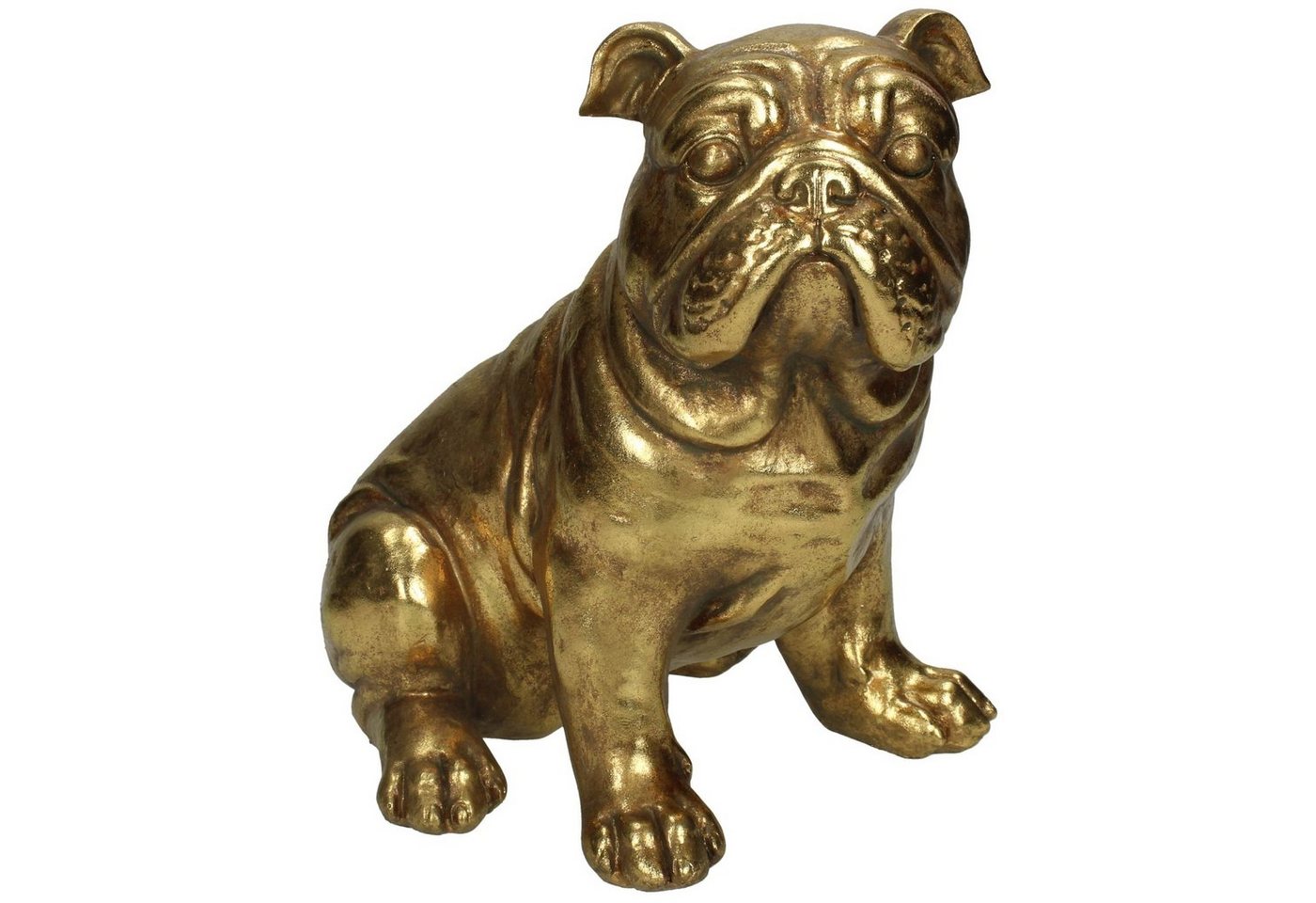 Engelnburg Dekofigur Engelnburg Dekoobjekt Hund Polyresin Gold 23x17x26cm von Engelnburg