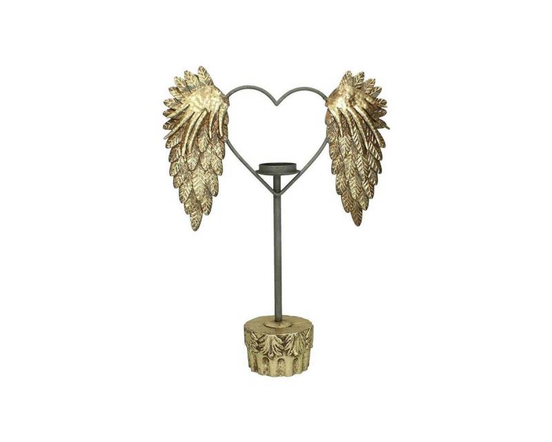 Engelnburg Kerzenständer Kerzenhalter Kerzenständer Leuchtenhalter Metall Gold 30x10x40cm Engelnburg Kerzenständer Kerzenhalter Kerzenständer Leuchtenhalter Metall Gold 30x10x40cm von Engelnburg