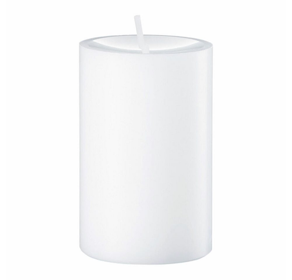 Engels Kerzen Stumpenkerze Gegossen Weiß H 12 cm von Engels Kerzen
