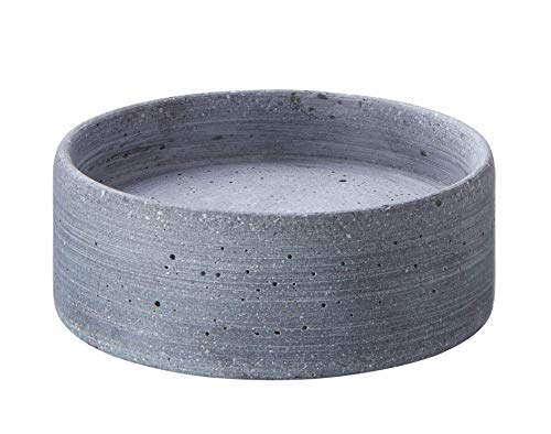 ole kerzenteller anthrazit by engels kerzen natursteinoptik Ø 12,5 x 5 cm von Engels