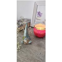 Handgemachter Wichtel Aus Keramik - Frühlingsdeko Für Garten, Balkon Oder Blumentopf 11 cm Gartenzwerg Deko- Unikat von EngelsWingsKeramik