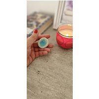 Keramik Sorgenstein - Handgemachter Worry Stone Gegen Stress Achtsamkeit Geschenk Für Entspannung & Trost Keramik Sorgenstein - Handgemachter Worry Stone Gegen Stress Achtsamkeit Geschenk Für Entspannung & Trost von EngelsWingsKeramik
