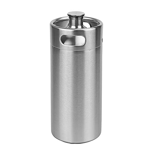 Engfgh Bierfass, 304 Edelstahl 10l Mini KEG Bier Growler Food Grade Bier Fass Steel Best Lösung Für Home Brewing Keg von ENGFGH
