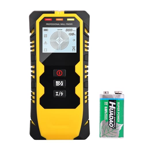 EngineR Leitungssucher Ortungsgerät 5 in 1 mit LCD-Display Wand Scanner Detektor Stud Finder Leitungssucher für Metall, Rohre, Holz, Stromleitung, AC Spannungsführenden EngineR Leitungssucher Ortungsgerät 5 in 1 mit LCD-Display Wand Scanner Detektor Stud Finder Leitungssucher für Metall, Rohre, Holz, Stromleitung, AC Spannungsführenden von EngineR