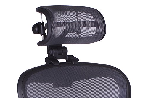 Engineered Now Die Originale Kopfstütze für den Herman Miller Aeron Stuhl H3 Graphit | Farben und Maschenbildungen passen zu dem umgestalteten Aeron Stuhl 2017 und neueren Modellen. von Engineered Now