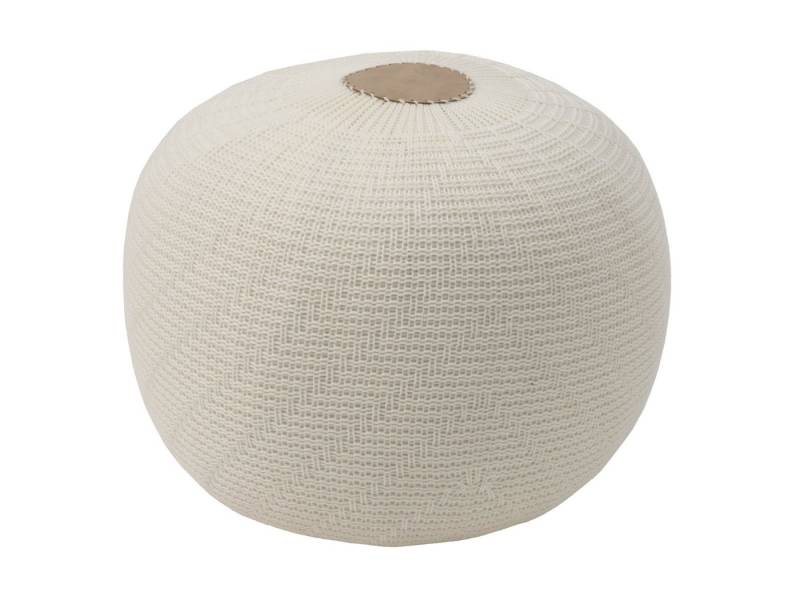 English Home Pouf ENGLISH HOME Pouf Hocker, Rund Sitzpouf, Sitzhocker, Sitzpuff, Fußhock von English Home